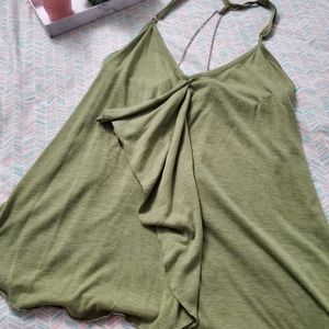 Green fresh blouse